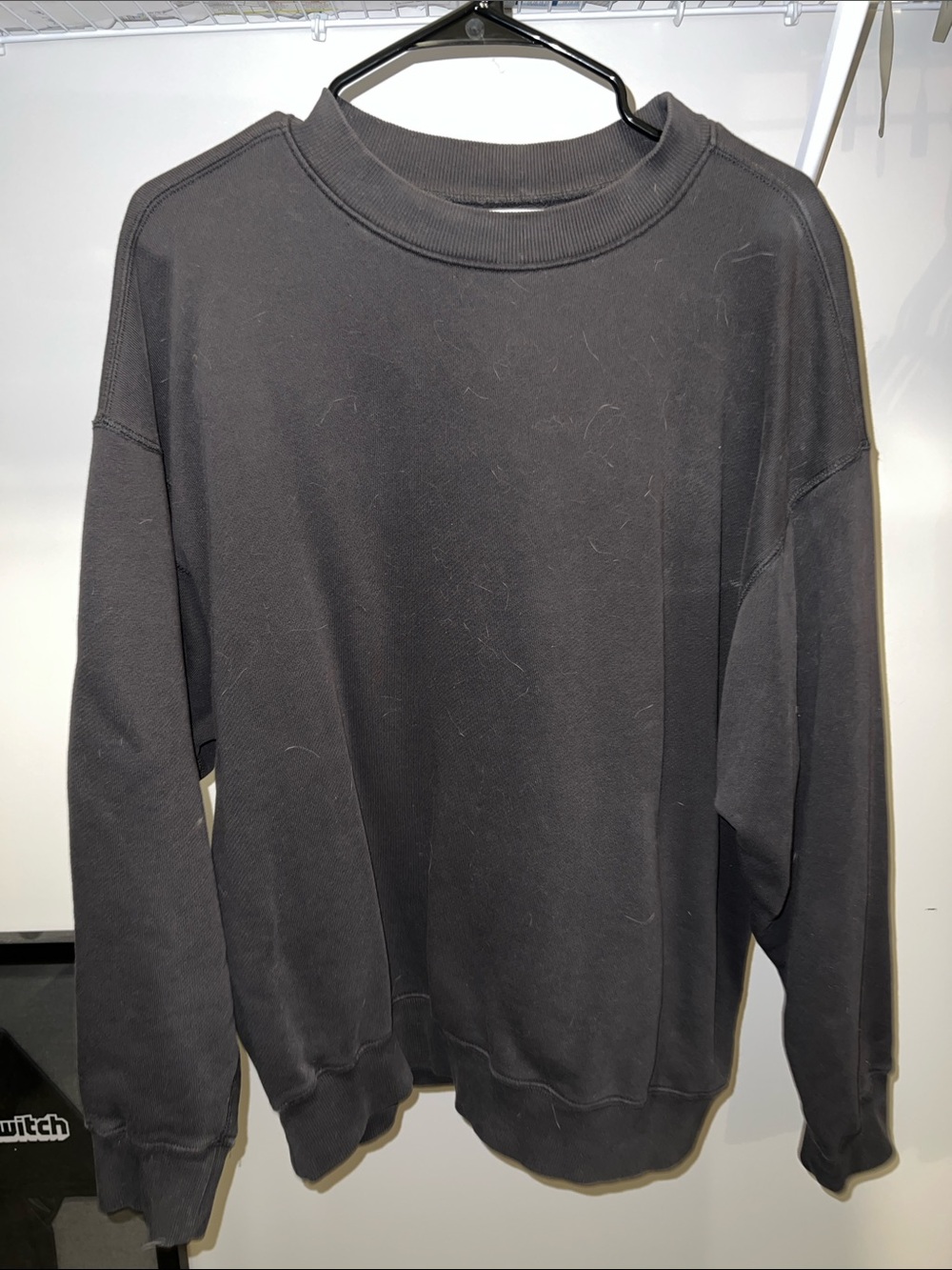 ELWOOD CLASSIC CORE CREWNECK - UNISEX - MEDIUM - BLACK